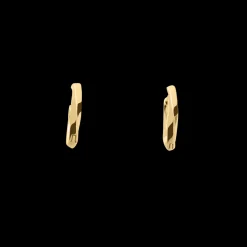 Boucles d'oreilles Créoles Femme ENTASIS Acier Doré