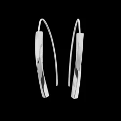 Boucles d'oreilles Pendantes Femme ENTASIS Acier Argenté