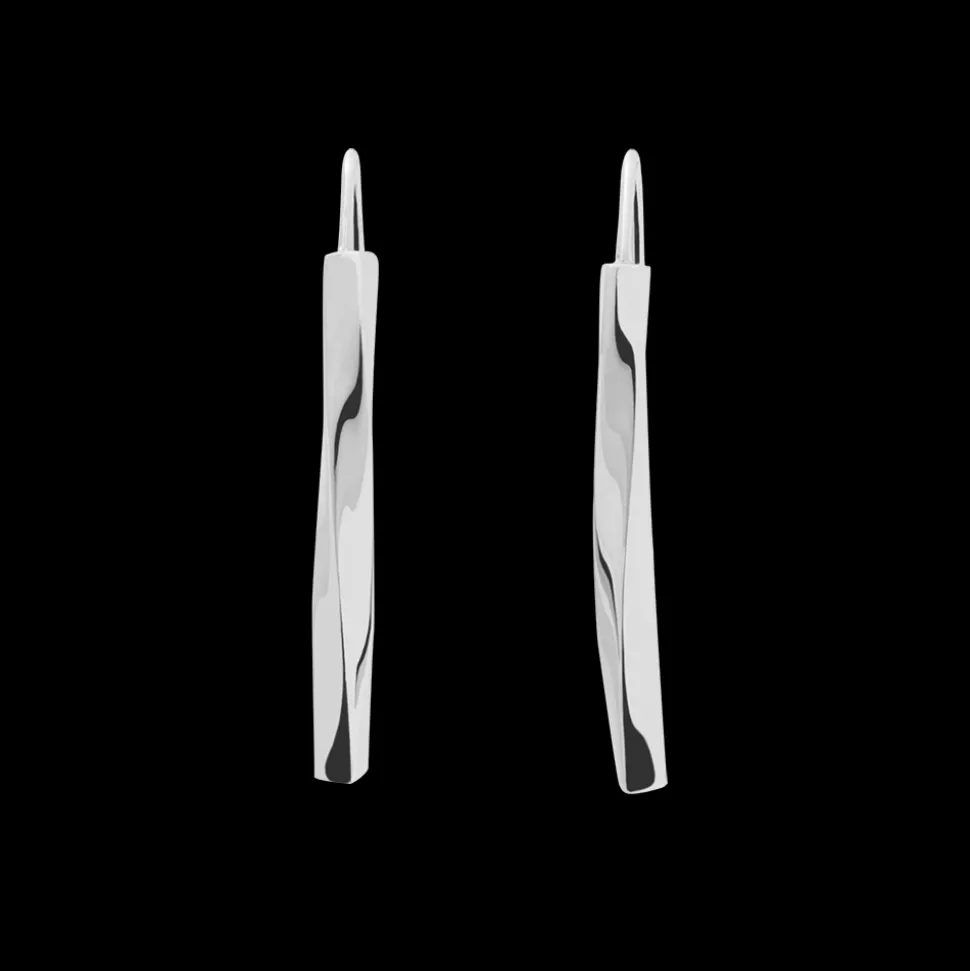 Boucles d'oreilles Pendantes Femme ENTASIS Acier Argenté
