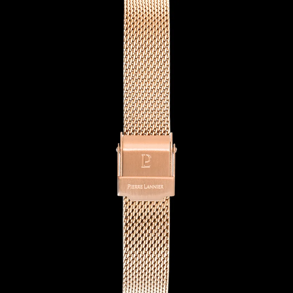 Bracelet Femme Acier milanais Doré-rose 12 MM