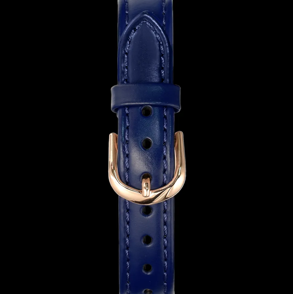 Bracelet Femme Cuir Bleu 14 MM