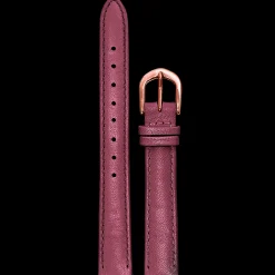 Bracelet Femme Cuir Framboise 12 MM