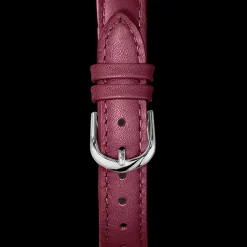 Bracelet Femme Cuir Framboise 14 MM