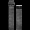 Bracelet Homme Acier milanais Noir 20 MM