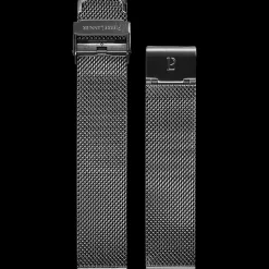 Bracelet Homme Acier milanais Noir 20 MM