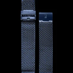 Bracelet Homme Acier milanais Bleu 20 MM
