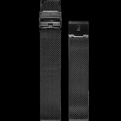 Bracelet Homme Acier milanais Noir 18 MM