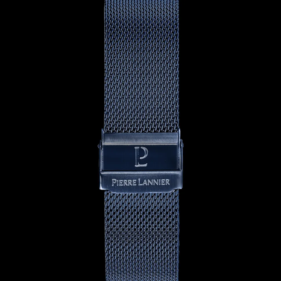 Bracelet Homme Acier milanais Bleu 20 MM