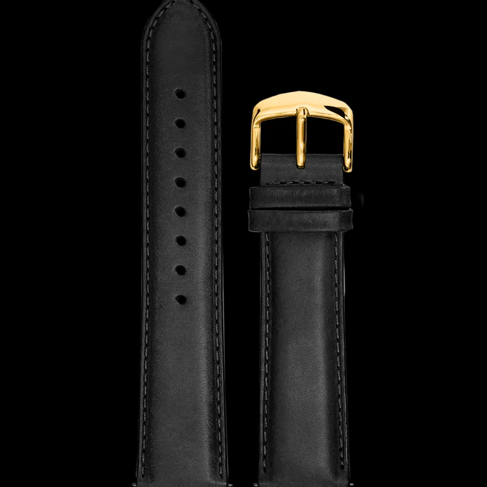 Bracelet Homme Cuir Noir 22 MM