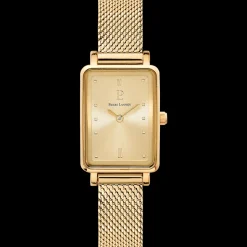 Coffret Femme ARIANE Cadran Doré Bracelet Acier milanais Doré