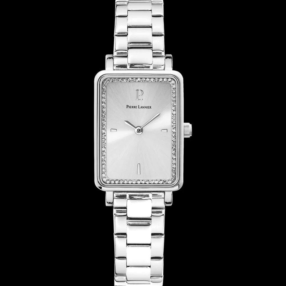 Montre Femme ARIANE Cadran Argenté Bracelet Acier Argenté