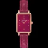 Montre Femme ARIANE Cadran Framboise Bracelet Cuir Framboise