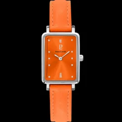 Montre Femme ARIANE Cadran Orange Bracelet Cuir Orange