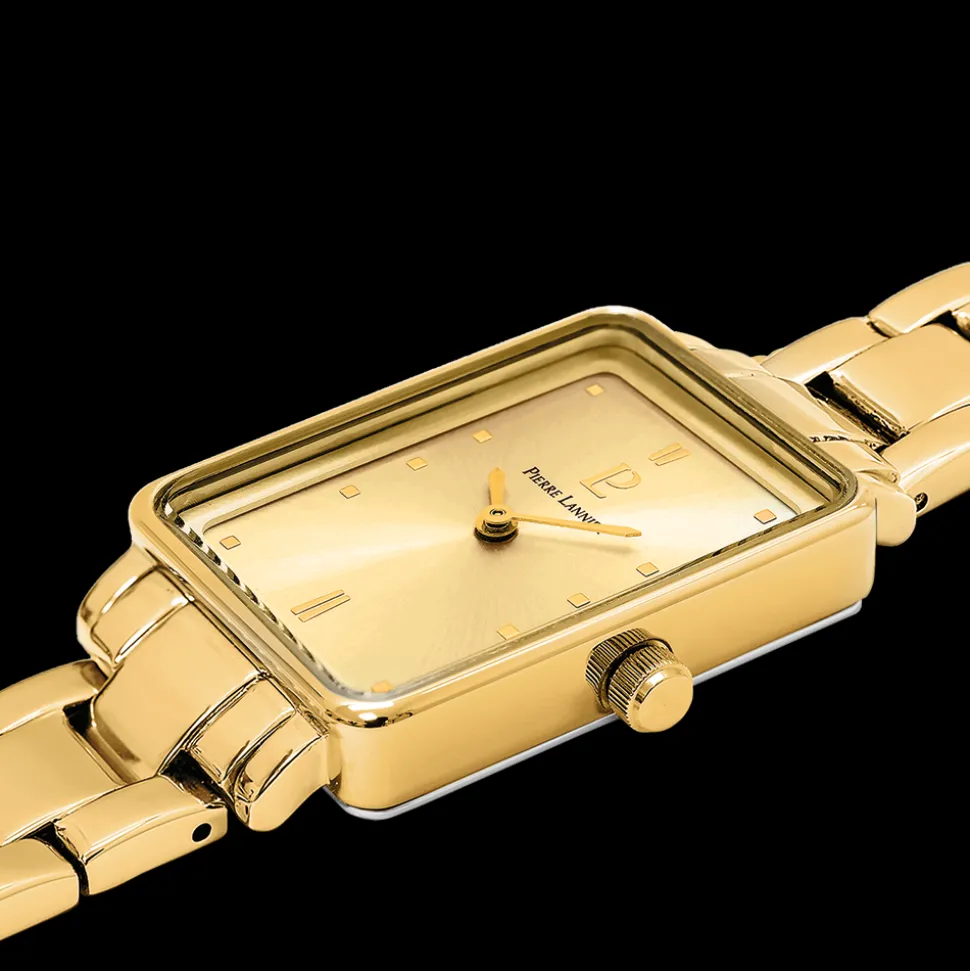 Montre Femme ARIANE Cadran Doré Bracelet Acier Doré