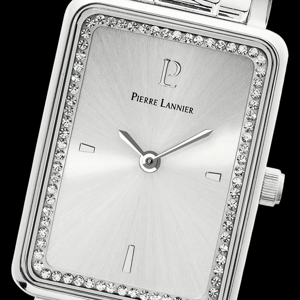 Montre Femme ARIANE Cadran Argenté Bracelet Acier Argenté
