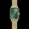 Montre Femme ARIANE Doré Cadran Vert Bracelet Acier milanais Doré 12 MM