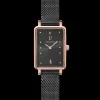 Montre Femme ARIANE Doré-rose Cadran Gris Bracelet Acier milanais Gris 12 MM