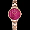 Montre Femme AURA Cadran Framboise Bracelet