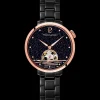 Montre Femme AUSTRALE Gris Cadran Noir Bracelet Acier Gris 14 MM