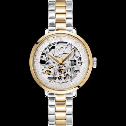 Montre Femme AUTOMATIC Argenté Cadran Argenté Bracelet Acier Bicolore 14 MM