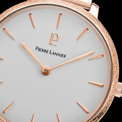 Montre Femme CAPRICE Cadran Argenté Bracelet Acier milanais Doré rose