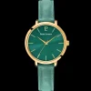 Montre Femme CHOUQUETTE Cadran Vert Bracelet Cuir  Vert