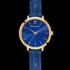 Montre Femme CHOUQUETTE Cadran Bleu Bracelet Cuir Bleu