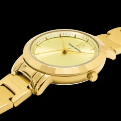 Montre Femme GALIERA Cadran Doré Bracelet Acier  Doré