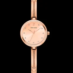 Montre Femme LEIA Cadran Doré-rose Bracelet Acier Doré- rose