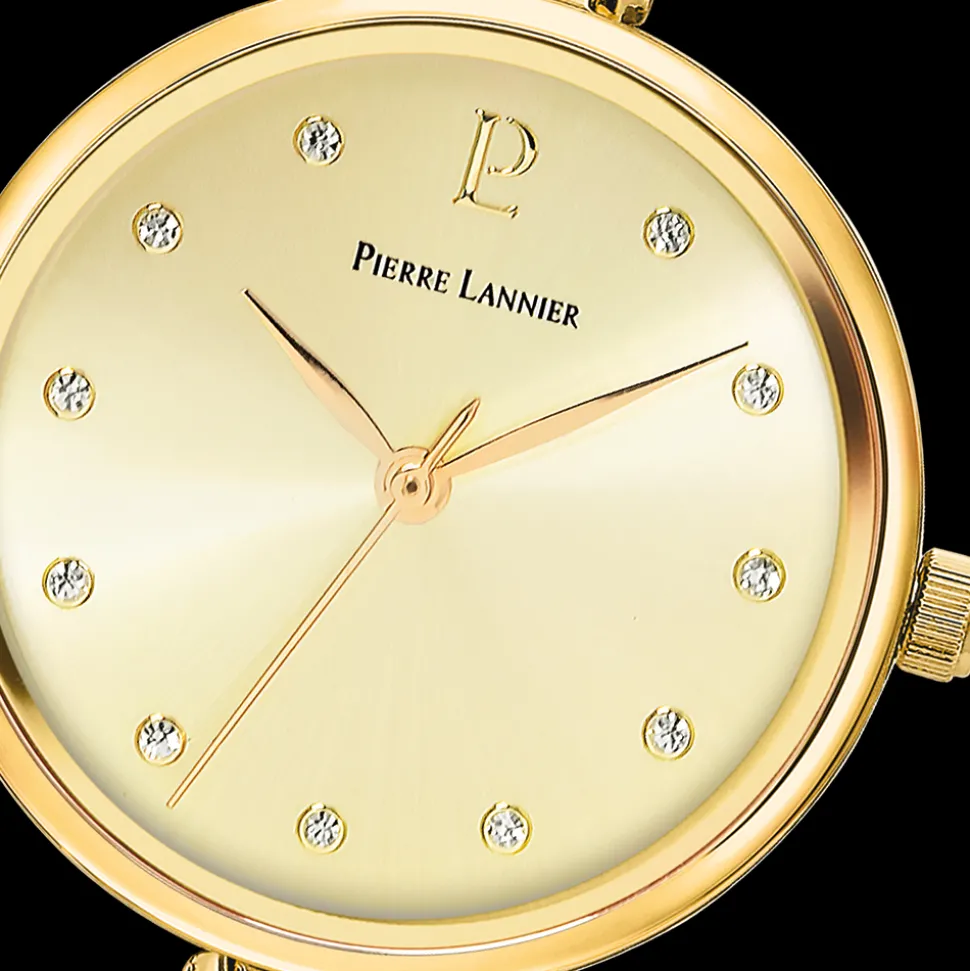 Montre Femme LEIA Cadran Doré Bracelet Acier Doré