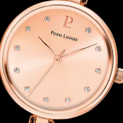 Montre Femme LEIA Cadran Doré-rose Bracelet Acier Doré- rose