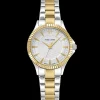 Montre Femme METROPOLITAIN Argenté Cadran Argenté Bracelet Acier Bicolore 16 MM
