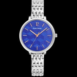 Montre Femme MIRAGE Cadran Bleu Bracelet Acier Argenté