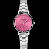 Montre Femme MULTIPLES Argenté Cadran Rose Bracelet Acier Argenté 14 MM
