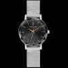 Montre Femme MULTIPLES Cadran Gris Bracelet Acier milanais Argenté