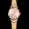 Montre Femme MULTIPLES Cadran Rose Bracelet Acier  Doré