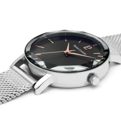 Montre Femme MULTIPLES Cadran Gris Bracelet Acier milanais Argenté