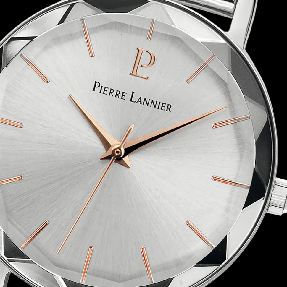 Montre Femme MULTIPLES Cadran Argenté Bracelet Acier milanais Argenté