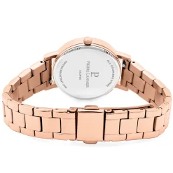 Montre Femme MULTIPLES Doré-rose Cadran Chocolat Bracelet Acier Doré-rose 14 MM