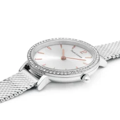 Montre Femme NOVA Cadran Argenté Bracelet Acier Argenté