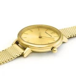 Montre Femme NOVA Cadran Doré Bracelet Acier milanais Doré