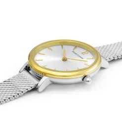 Montre Femme NOVA Cadran Argenté Bracelet Acier Milanais Argenté
