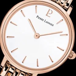 Montre Femme NOVA Cadran Blanc Bracelet Acier Doré-rose