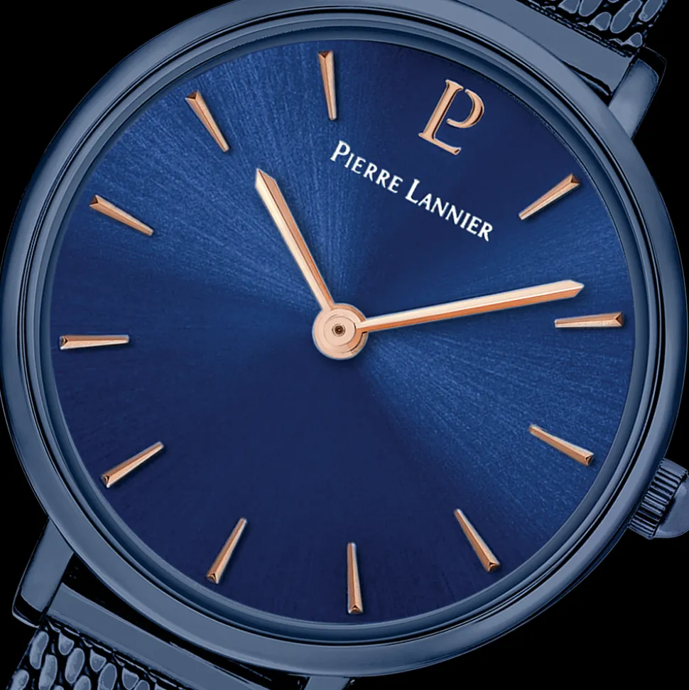 Montre Femme NOVA Cadran Bleu Bracelet Acier Bleu