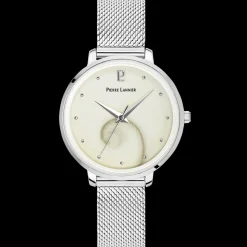 Montre Femme OCEAN Cadran Blanc Bracelet Acier Milanais Argenté
