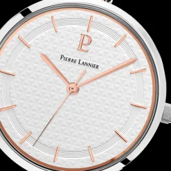 Montre Femme PRETTY Cadran Blanc Bracelet Acier Argenté