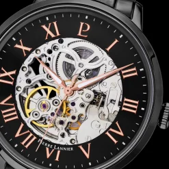 Montre Homme AUTOMATIC Cadran Noir Bracelet Acier Noir