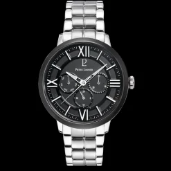 Montre Homme BEAUCOUR Cadran Noir Bracelet Acier Argenté