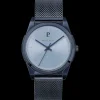 Montre Homme CANDIDE Cadran Bleu Bracelet Acier milanais Bleu