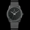 Montre Homme CANDIDE Cadran Noir Bracelet Acier Noir